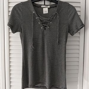 Stripped Tee Shirt.